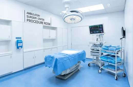 Ambulatory surgery center procedure room