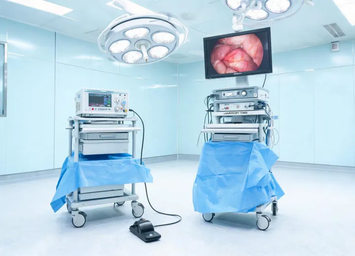 Electrosurgical unit and laparoscopic tower